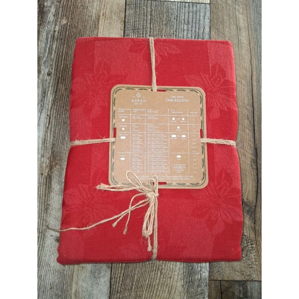 NEW! Aspen Christmas Tablecover, 60